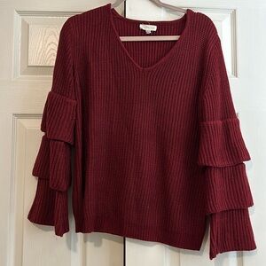Dark Red Sweater